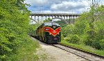 CVSR 6773 comes out from under SR 82 bridge.